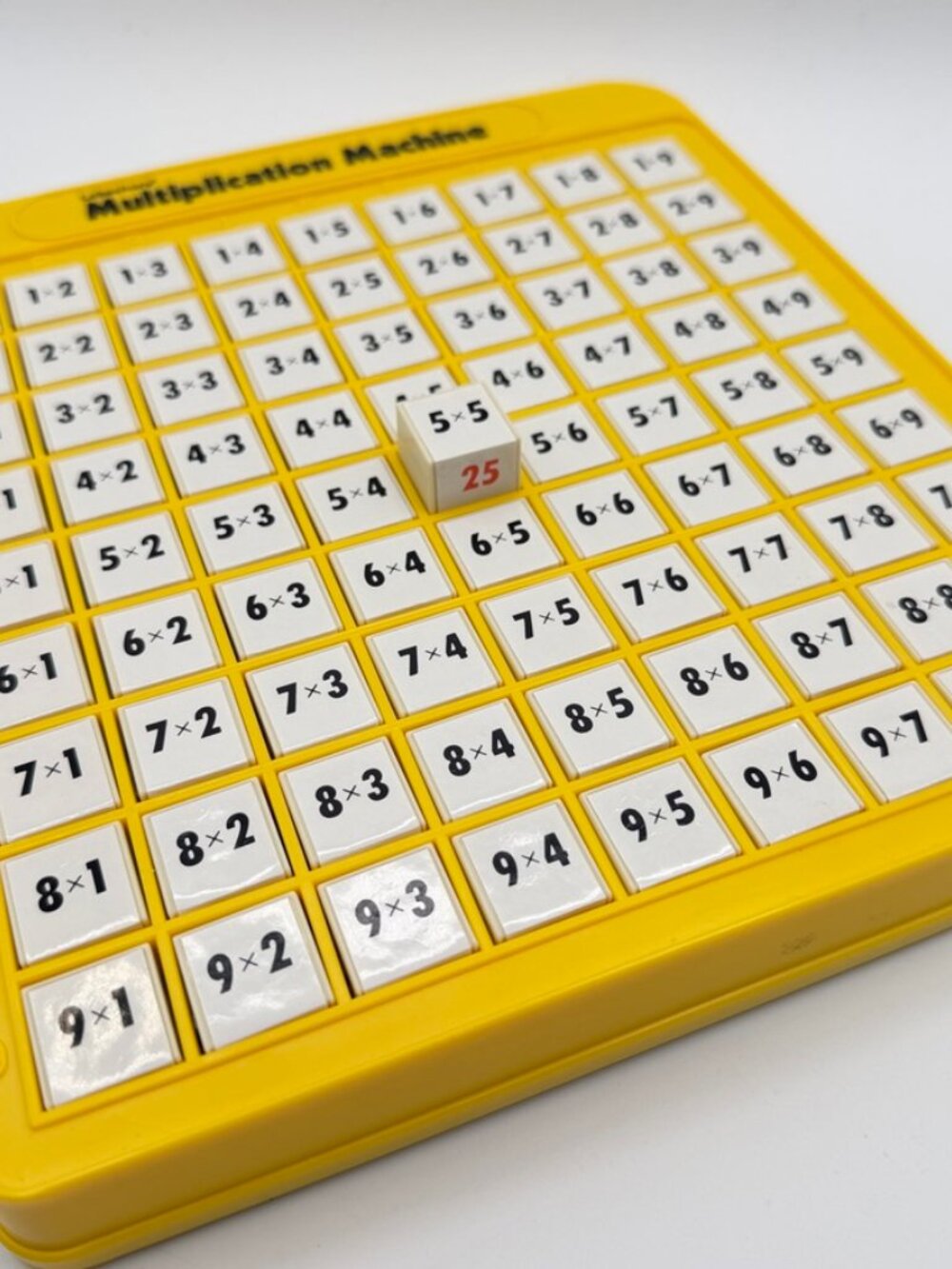 Lakeshore Multiplication Machine Math Learning Toy Self Checking - Picture 3 of 3